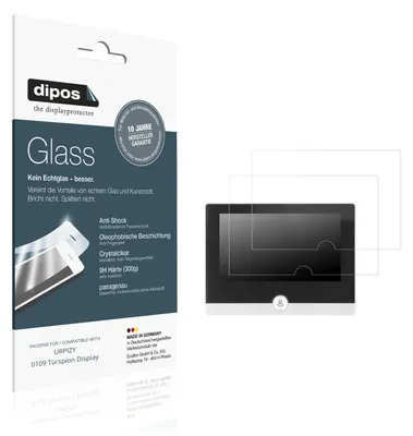 Immagine prodotto di 2x Pellicola Protettiva per URPIZY 0109 Türspion Display Protezione Vetro Flessibile 9H dipos
