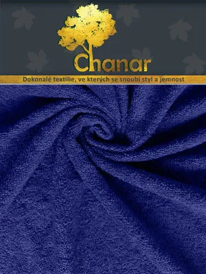 Obrázek produktu pro Prostěradlo Froté Lux 220x200 cm tmavě modrá
