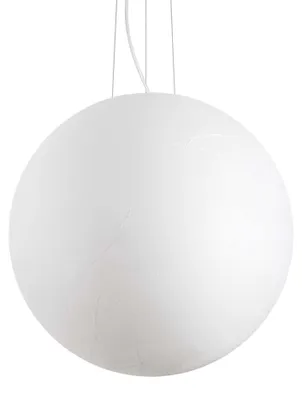 Produktbild von Aufhängung Modern Papier Metall Weiß 1 Licht E27 D60Cm