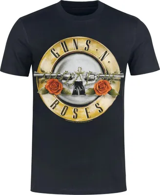 Produktbild von Guns N' Roses T-Shirt Herren Distressed Bullet - Heavyweight schwarz XL