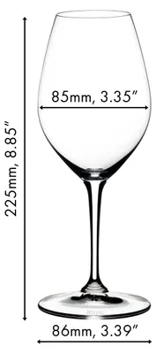 Productafbeelding van Riedel Fatto A Mano - Wijnglas voor Riesling/Zinfandel - Oranje
