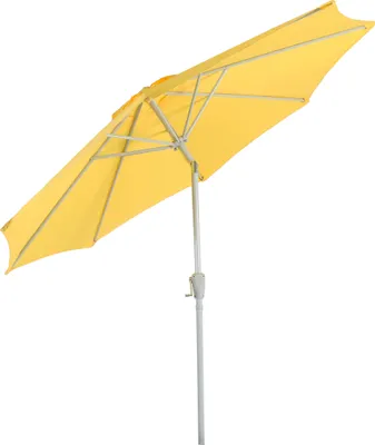 Produktbild von Sonnenschirm Asti, Gartenschirm, Ø 2,7m neigbar Polyester/Alu 5kg  gelb