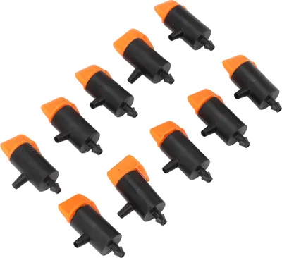 Image de 10 Pcs Irrigation Drippers 0 to 200L Adjustable Drip Emitters Micro Spray Water Flow Irrigation Sprinkler Drip Watering System Parts