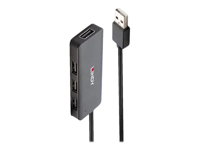 Image de LINDY USB 2.0 Hub 4 Port ohne Netzteil