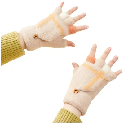 Produktbild von Winter-Telefonhandschuhe für Damen und Kinder Weiß