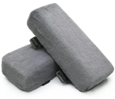 Image de Elzusha - Coussins de soutien lombaire pour fauteuil de bureau et fauteuil de gaming - Lot de 2 en mousse viscoélastique