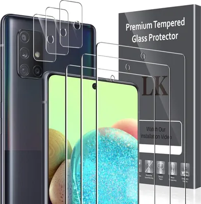 Produktbild von Displayschutzfolie Samsung Galaxy A71 9H Hartglas 6er Set