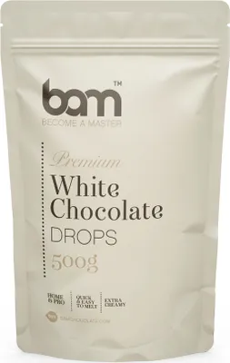 Produktbild von Drops aus weißer Schokolade, 500 g
