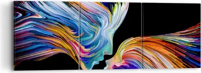 Produktbild von Bild auf Leinwand - Leinwandbild - Abstraktion modern - 90x30cm - Wand Bild - Wanddeko - Wandbilder - Leinwanddruck - Bilder - Kunstdruck - Wanddekoration - Leinwand bilder - Wandkunst - CA90x30-3709