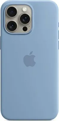 Immagine prodotto di Apple Mt1L3Zm/A Custodia in silicone per Iphone 15 Pro 6.1Magsafe Blu Inverno/Blu Inverno