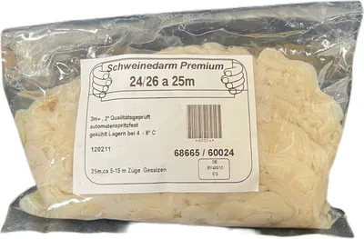 Produktbild von Schweinedarm füllfertig Kaliber 24/26 - 25 Meter  aus Deutschland | wurstmacher-shop