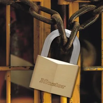 Produktbild von MasterLock Vorhängeschloss, massives Messing 50mm