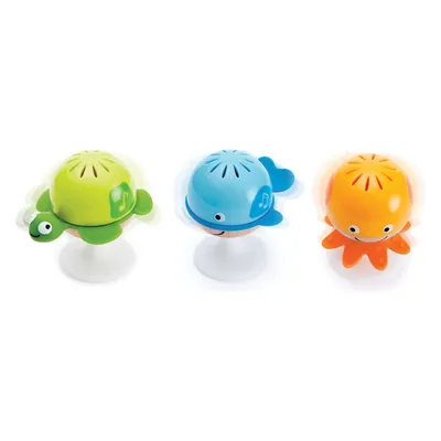 Image de Hape hochets animaux avec ventouse, 3pcs.