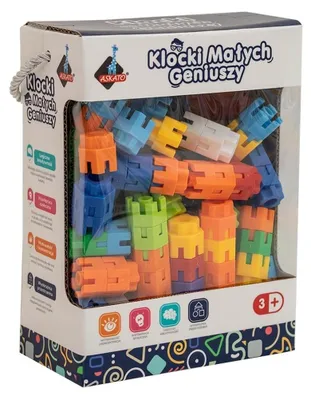 Zdjęcie produktu dla Klocki małych Geniuszy Konstrukcyjne Śrubki 150 elementów