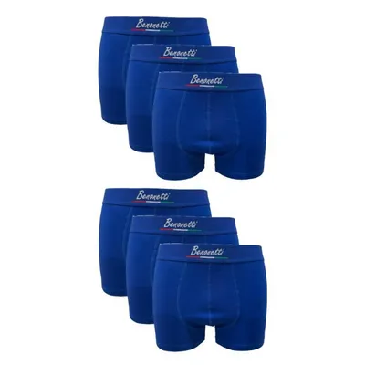 Produktbild von Benonetti Herren Boxershorts, atmungsaktive Baumwollunterwäsche mit Komfortbund, Bequem & langlebig, kein Aufrollen (6er Set, Azurblau, XL)