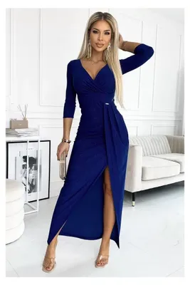 Produktbild von Kleid NUMOCO A404-8 BLAU Größe: L