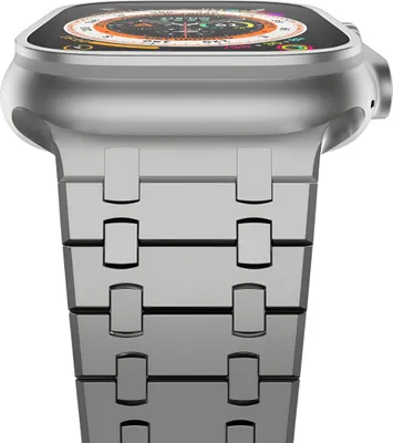 Image de Pour Apple Watch Bracelet en acier inoxydable Ultra Series Titan Smartwatch Bracelet de remplacement