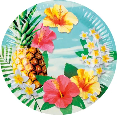 Produktbild von partyboards Paradise6 Stück 23 cm