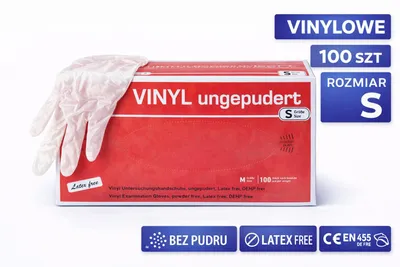 Produktbild von Einweghandschuhe Hso Vinyl transPaarent Größe S 100 Stück für Hygiene für Arbeit