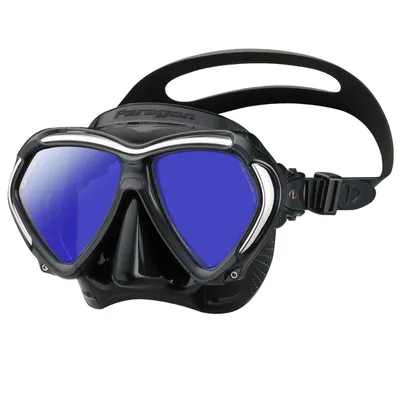 Produktbild von TUSA Paragon M2001SQB - Profi Tauchermaske, Farbe:schwarz/silber