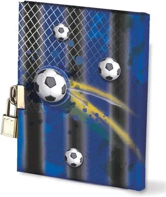 Produktbild von Famanu Tagebuch mit Metallverschluss - für Jungen - 14,5 x 18 cm