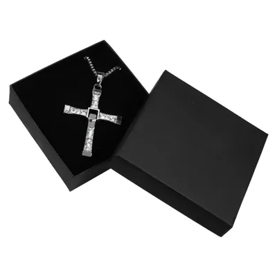 Produktbild von Geschenkschachtel Schmuckschachtel Geschenkbox Ring Schmucketuis Karton schwarz 86 x 86 x 26 mm 1er Pack