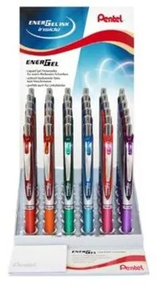 Produktbild von Pentel Liquid Gel Tintenroller Energel BL77 im 36er Display