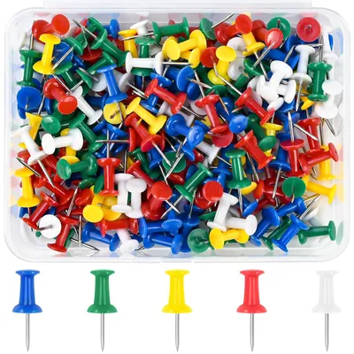 Productafbeelding van Pinnadeln Set van 200 Stuks in Verschillende Kleuren met Opbergdoos