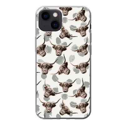 Produktbild von MuchoWow® Handyhülle Schutzhülle Hülle für iPhone 13 mini Kuh - Schottischer Highlander - Tiere Silikon Softcase Handy Hülle - Softcase