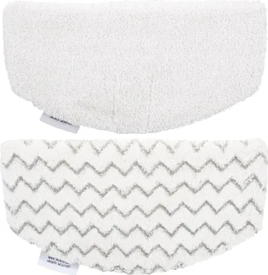 Two mop pads are shown against a white background.