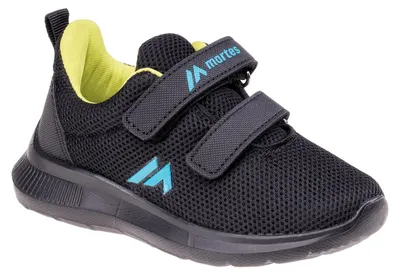 Produktbild von Martes Essential - Kinder Sneaker "Maruden" IG5542 (22 EU) (Schwarz/Limone/Saphir)
