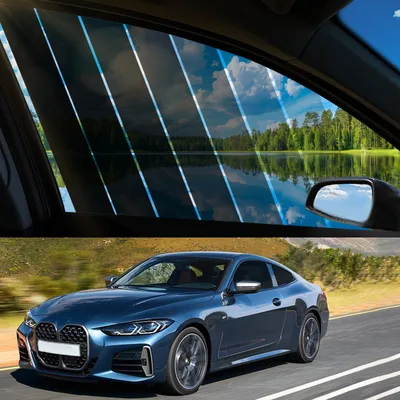 Imagen del producto de Película tintada para ventanas de automóviles, autoadhesiva, con protección UV e IR