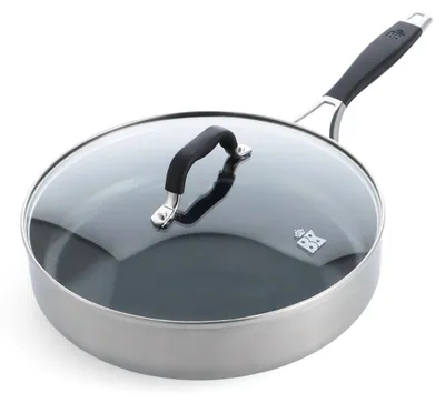 Bratpfanne 28 cm, 3,6 L, keramische Antihaftbeschichtung, PFAS-frei, Induktion