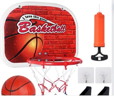 Produktbild von Famanu Basketballset - Spielset für Kinder und Erwachsene - Verstellbare Höhe - Wetterfest