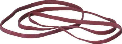 Produktbild von Gummibänder 130x10mm 1000g rot Packung mit 10 Stück