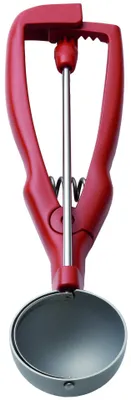 Eisschöpfer 1/20 L, 0,05 L, Teflon/CNS, Ø 56 mm, rot