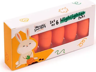 Immagine prodotto di Evidenziatore Carrot, 6 pezzi STA398