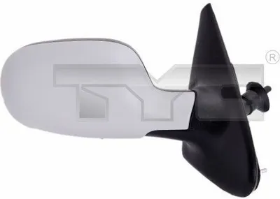 Produktbild von TYC 328-0048 Außenspiegel Seitenspiegel Links für RENAULT MEGANE I (BA0/1) Asphärisch Grundiert