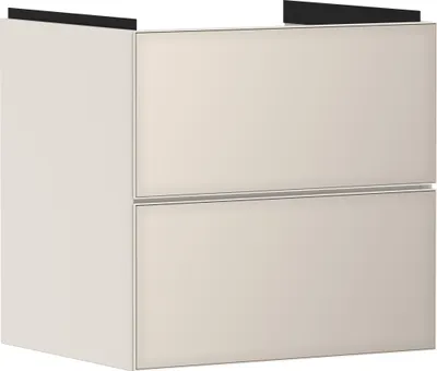 Produktbild von hansgrohe Xevolos E Waschtischunterschrank, 2 Schubkästen, SoftClose, 580x475x555mm, für den Waschtisch, 54176790