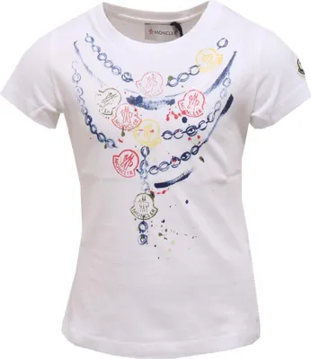 Image de 4286X maglia bimba MONCLER fille t-shirt blanc