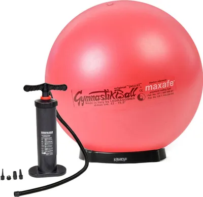 Produktbild von Original Pezzi® Gymnastikball MAXAFE m. Standpumpe u. Ballschale - rot