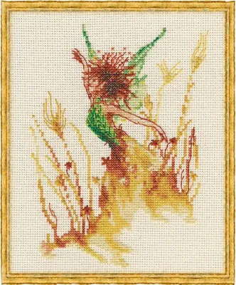 Image de Nimue Kreuzstich Set "Mais-Fee", Zählmuster, 31K, 11x15cm