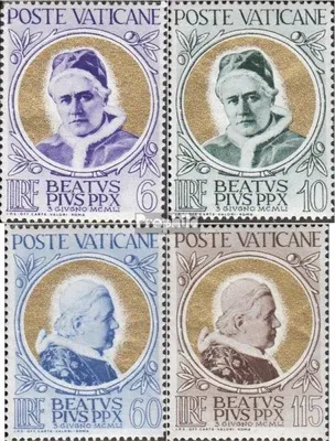 Produktbild von Briefmarken Vatikanstadt 1951 Mi 174-177 (kompl.Ausg.) postfrisch Seligsprechung