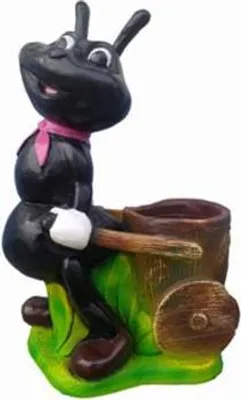 Immagine prodotto di Formica da giardino Decorazione da giardino Statue Figura Dipinta a mano Nuova 48 cm