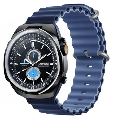Productafbeelding van Devia Pasek Deluxe Sport6 voor Apple Watch 44mm/45mm/46mm/49mm, lichtblauw-blauw