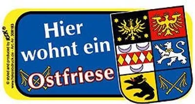 Produktbild von Türschild - Hier wohnt ein Ostfriese - 308183