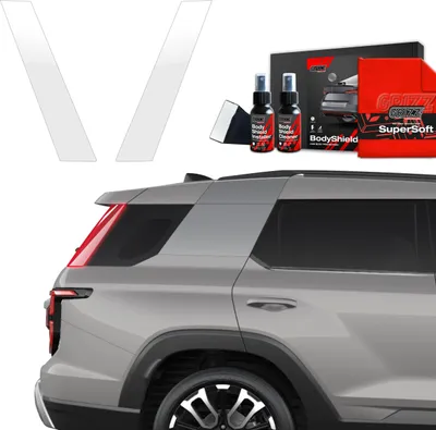 Zdjęcie produktu dla Folia ochronna 2 w 1 Grizz Protector na słupek C – SsangYong Torres (2024–2025)