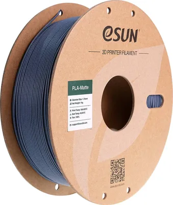 Produktbild von eSUN PLA-Matt Dunkelgrau 1.75 mm 1KG