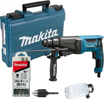 Image de Perforateur SDS-Plus 800 W - MAKITA - accessoires - coffret - HR2600X9