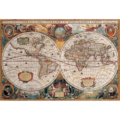 Produktbild von EUROGRAPHICS Puzzle Antike Weltkarte 2000 Teile